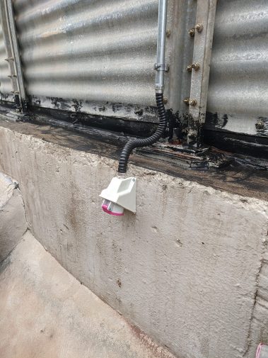 Tomada controle Aeração